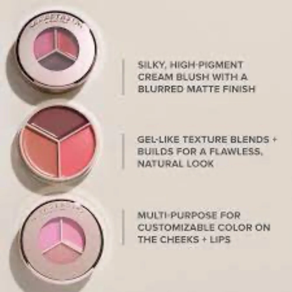 PINK  Magic Touch Blush Trio Size: .011 Oz. NEW UNUSED BOXED